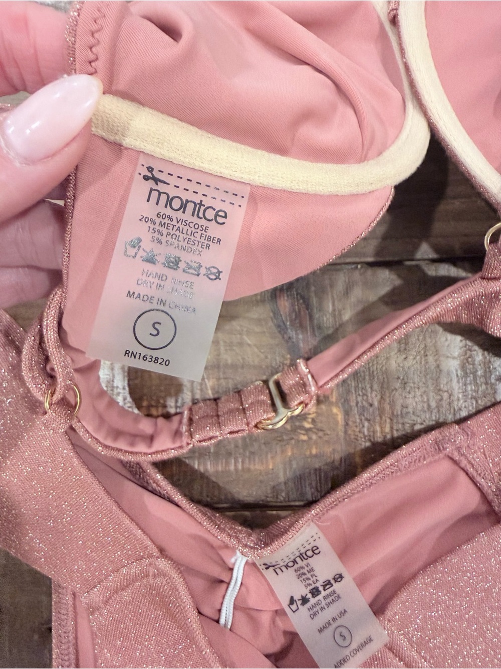 Montce Sparkle Rose Bikini Set - Picture 4 of 4